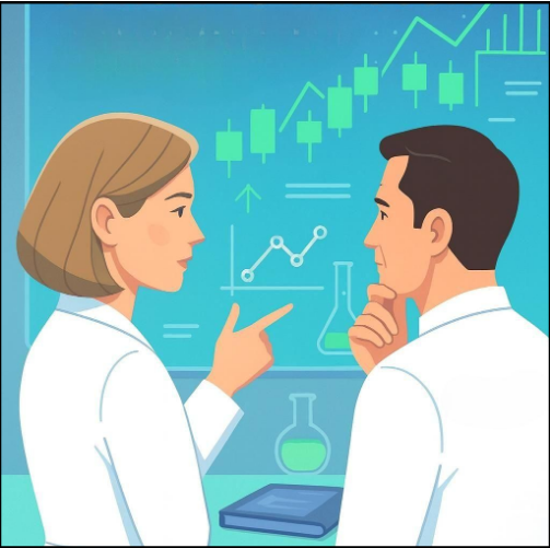 BrainyForex Lab presenters examining trading strategies through research and analysis